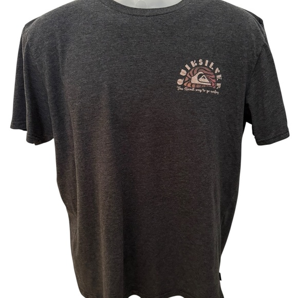 QUIKSILVER “The Nicest Way to Go Surfing” Tee Shirt Premium Fit Men M Medium - Picture 2 of 6